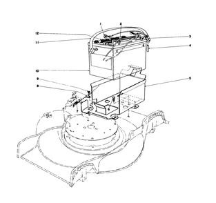Battery Assembly Diagram and Parts List for 17005 7000001 - 7999999 Toro Lawn Mower