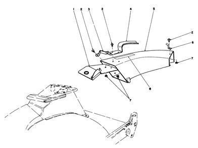 Side Discharge Chute Model No. 59108 (Optional) Diagram and Parts List for 20684 6000001 - 6999999 Toro Lawn Mower