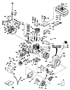 Engine Tecumseh Model Hsk70-130282r Diagram and Parts List for 38073 3900001 - 3999999 Toro Snow Blower