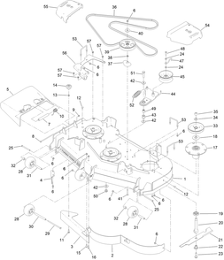 Part Location Diagram of 147-7797 Toro Bushing-Idler Pivot
