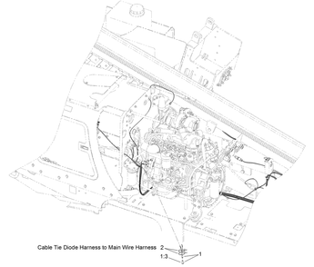 Diode Harness Assembly No. 138-5054 Diagram and Parts List for 138-5054  Toro Lawn Tractor Accessories