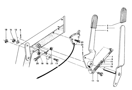 Controls Diagram and Parts List for 3104 9000001 - 9999999 Toro Lawn Tractor Accessories