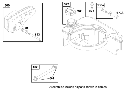 Engine Briggs & Stratton Model 12u802-1739-E1 Diagram and Parts List for 20713 8900001 - 8999999 Toro Lawn Mower