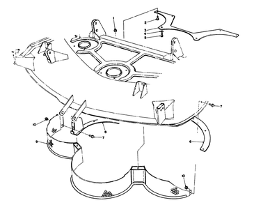 Mulcher Kit Model No. 30752 (Optional) (Cutting Unit Model No. 55660) Diagram and Parts List for 55620 9000001 - 9999999 Toro Lawn Tractor