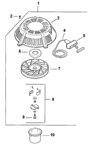 Starter Systen Diagram and Parts List for 30159 991180 - 999999 Toro Lawn Tractor Accessories