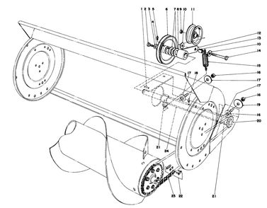 36" Snowthrower Attachment Model No. 59136 (Continued) Diagram and Parts List for 57385 0000001 - 0999999 Toro Lawn Tractor