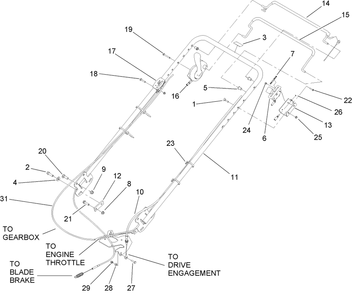 Part Location Diagram of 109-2826 Toro Bail-Bbc (With Grip)