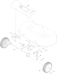 Front Wheel And Height-Of-Cut Assembly Diagram and Parts List for 21811 406800000 - 409032219 Toro Lawn Mower