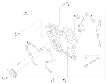 Engine Assembly (Serial No. 99000001 & Up)(Model 73552) Engine Assembly (Serial No. 99001001 & Up)(Model 73590) Diagram and Parts List for 73552 9900001 - 9999999 Toro Lawn Tractor