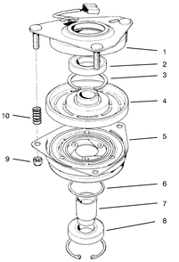 Clutch Assembly No. 54-3200 Diagram and Parts List for 30188 7900001 - 7999999 Toro Lawn Tractor Accessories