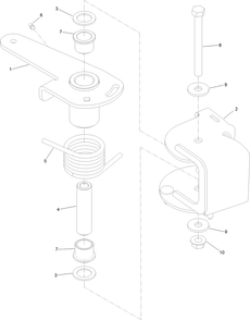 Idler Torsion Assembly Diagram and Parts List for 79505 400000000-402884999 Toro Lawn Mower