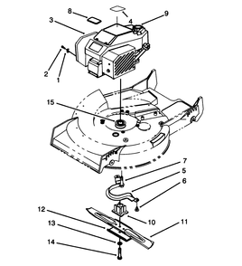 Engine Assembly Diagram and Parts List for 20763B 39000001 - 39999999 Toro Lawn Mower