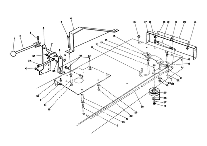Traction Assembly Diagram and Parts List for 56190 1000001 - 1999999 Toro Lawn Tractor