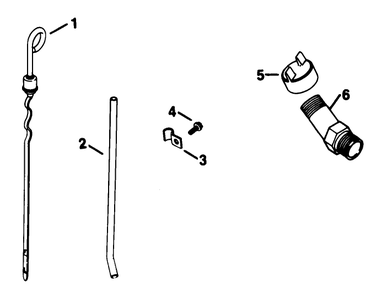 Dipstick-Kohler Engine Model No. Kt17qs Type No. 24324 (Continued) Diagram and Parts List for 30754 7000001 - 7999999 Toro Lawn Tractor