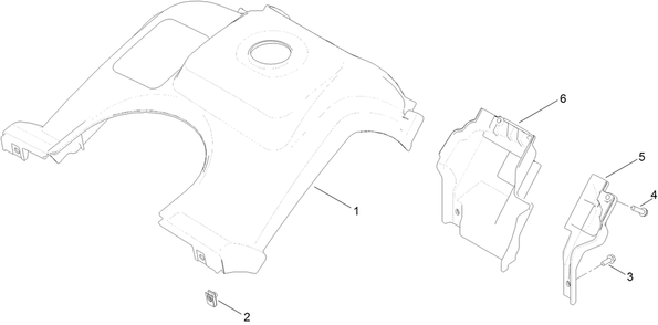 Shroud Assembly Diagram and Parts List for 38472 408852000 - 999999999 Toro Snow Blower