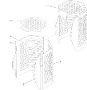 Muffler Shield Assembly Diagram and Parts List for 31914 405300000-410299999 Toro Lawn Mower