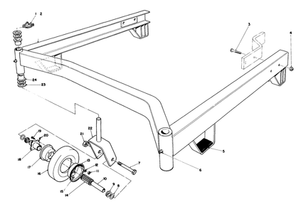 Cutting Unit Model No. 30753 Diagram and Parts List for 30754 7000001 - 7999999 Toro Lawn Tractor