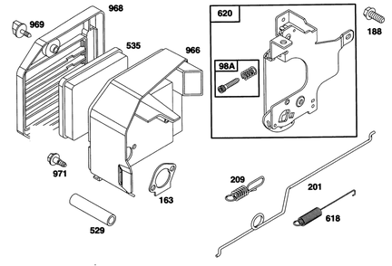 Engine Gts 150 (Model No. 20466 Only)(Model No. 97777-0311-A1) Diagram and Parts List for 20465 5900001 - 5999999 Toro Lawn Mower