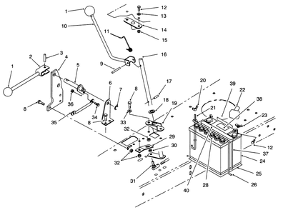 Part Location Diagram of 80-2400 Toro DISCONTINUED