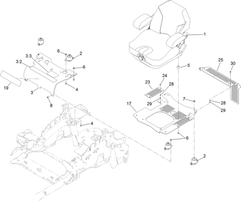 Part Location Diagram of 114-4465 Toro Decal-Service Aid
