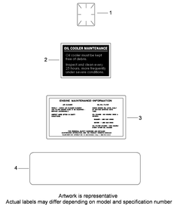 Decals Diagram and Parts List for 74923TE (290000001-290999999)(2009) Toro Lawn Mower