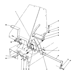 Brake & Clutch Assembly Diagram and Parts List for 56155 6000001 - 6999999 Toro Lawn Tractor