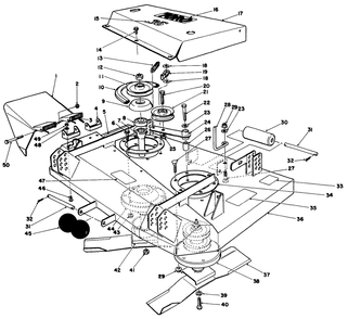 36" Cutting Deck Model No. 30136 Diagram and Parts List for 30111 6000001 - 6999999 Toro Lawn Tractor Accessories