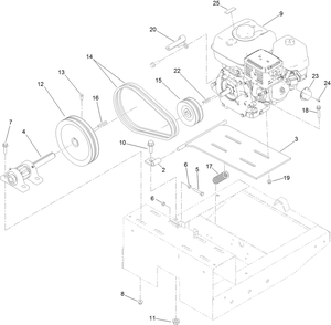 Part Location Diagram of 363-8245 Toro Screw-Tap