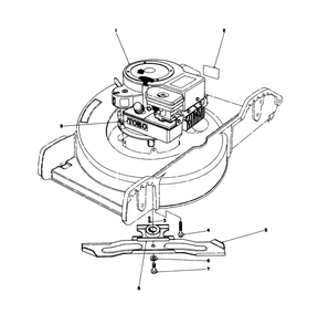 Engine Assembly Diagram and Parts List for 20698 9000001 - 9999999 Toro Lawn Mower