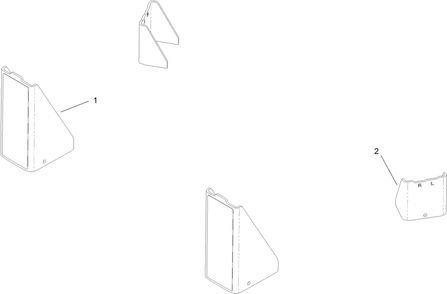 Hoc Bracket Kit Assembly Diagram and Parts List for 139-4063  Toro Lawn Mower