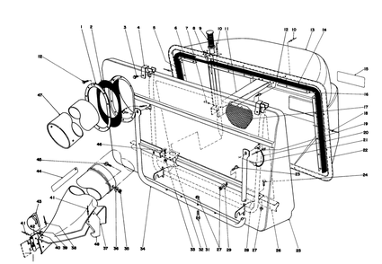Easy-Empty Grass Catcher Model 59111 Diagram and Parts List for 57360 0000001 - 0999999 Toro Lawn Tractor