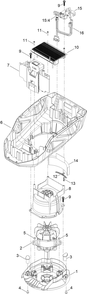 Motor Module Assembly No. 147-0425 Diagram and Parts List for 21467 400000000 - 999999999 Toro Lawn Mower