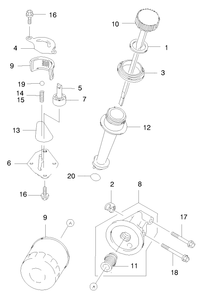 Part Location Diagram of 100-2802 Toro DISCONTINUED