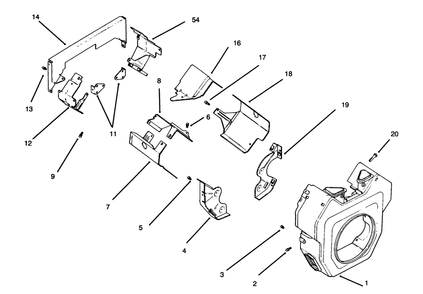 Part Location Diagram of 24_146_08 Toro Plate-Backing #1 side