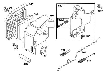 Engine Gts 150 Diagram and Parts List for 20922B 39000001 - 39999999 Toro Lawn Mower