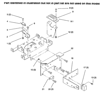Front Plate, Relays Diagram and Parts List for 73502 6900001 - 6999999 Toro Lawn Tractor