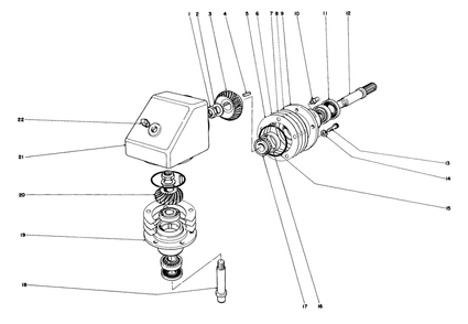 Gear Box Assembly 8-0909 Diagram and Parts List for 30545 80000001 - 89999999 Toro Lawn Mower