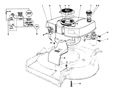Part Location Diagram of 221-575 Toro Engine