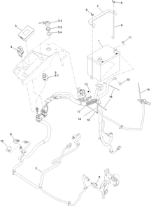 Electrical Assembly Diagram and Parts List for 75951 402100000-403319952 Toro Lawn Mower