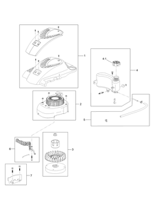 Shroud, Flywheel And Fuel Tank Assembly Diagram and Parts List for 20942 321000001 - 321999999 Toro Lawn Mower