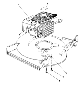 Engine Assembly Diagram and Parts List for 22151 5900001 - 5999999 Toro Lawn Mower