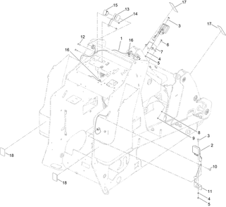 Part Location Diagram of 131-9243-03 Toro Bracket-Light, Lh
