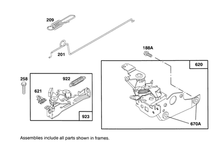 Engine Briggs & Stratton Model 12e802-0620-01 Diagram and Parts List for 21010BC 5900001 - 5999999 Toro Lawn Mower