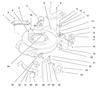Part Location Diagram of 614637 Toro DISCONTINUED
