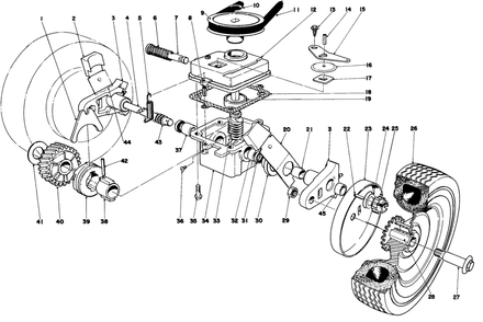Gear Box Assembly Model 16277 Diagram and Parts List for 16113 9000001 - 9999999 Toro Lawn Mower