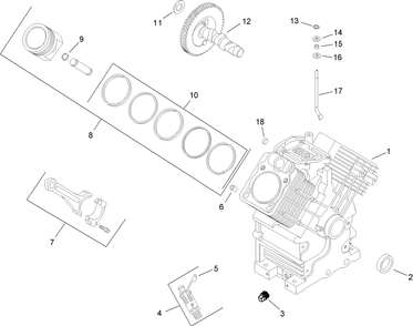 Part Location Diagram of 2410807-S Toro Ring Set (.50)