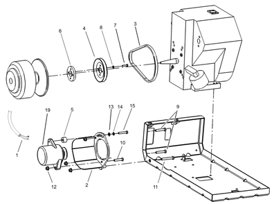 Part Location Diagram of 99-7064 Toro Spacer-Starter