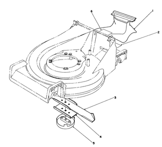 Mulching Kit Model No. 59181 (Optional) Diagram and Parts List for 27501 2000001 - 2999999 Toro Lawn Mower