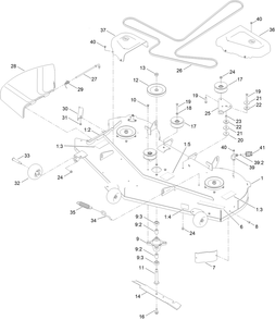Part Location Diagram of 147-5152 Toro Decal-Danger, Deck