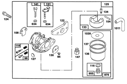 Engine Gts 150 77-9140 Diagram and Parts List for 22151 2000001 - 2999999 Toro Lawn Mower
